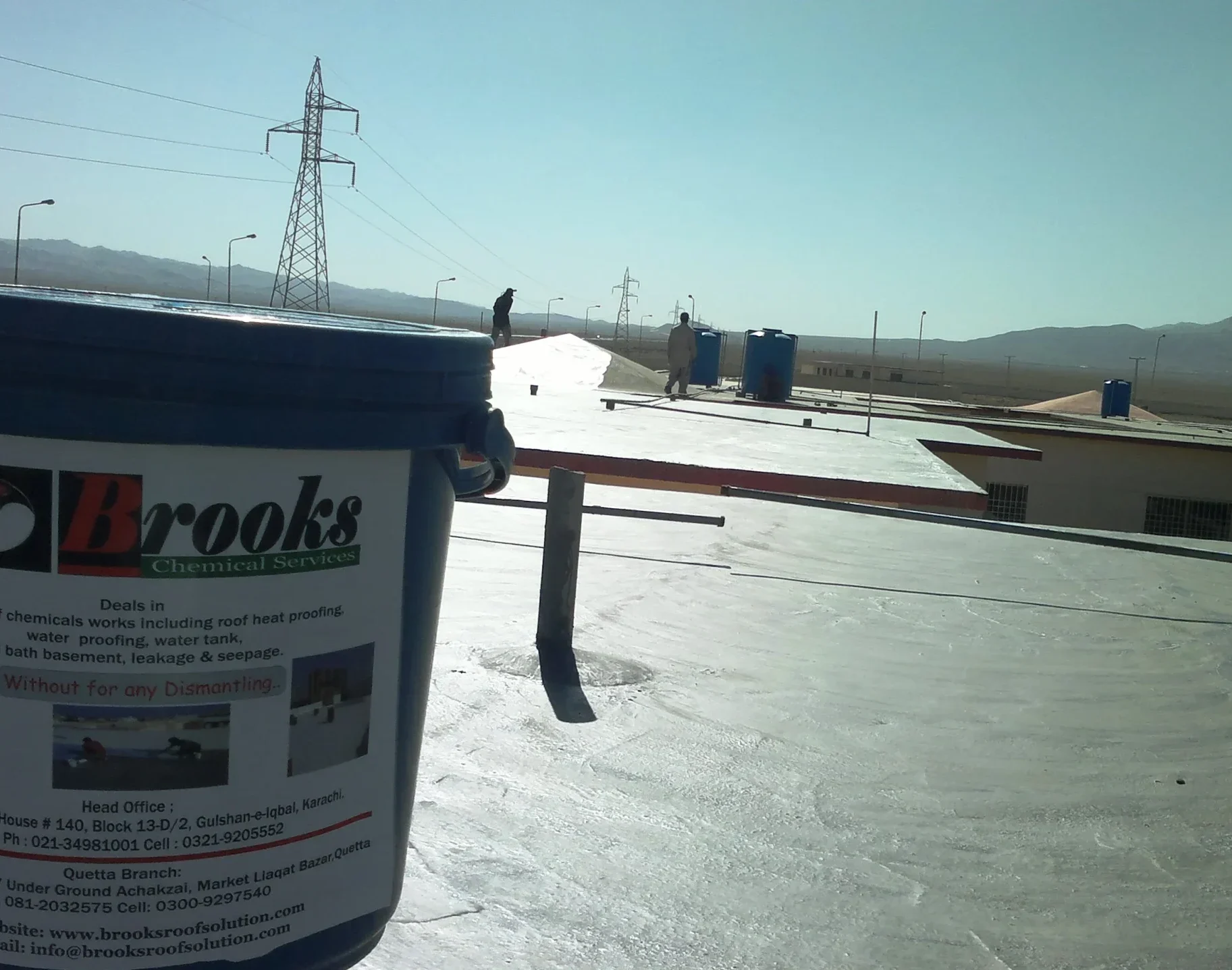 roof leakage chemical