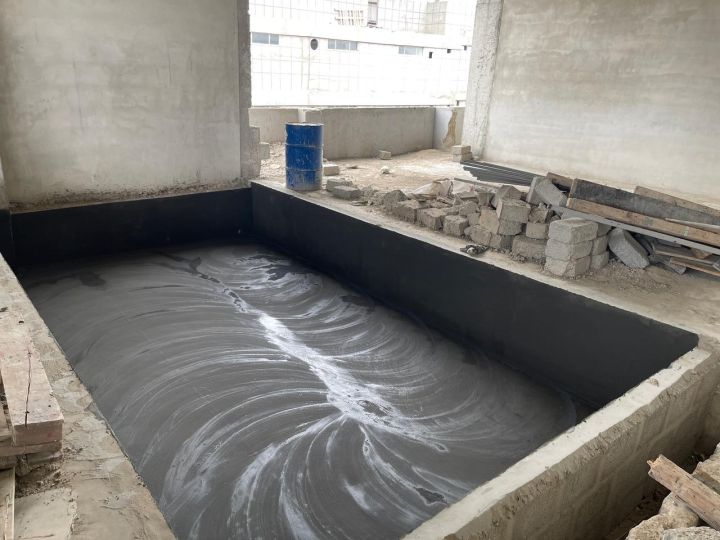 Water tank waterproofing