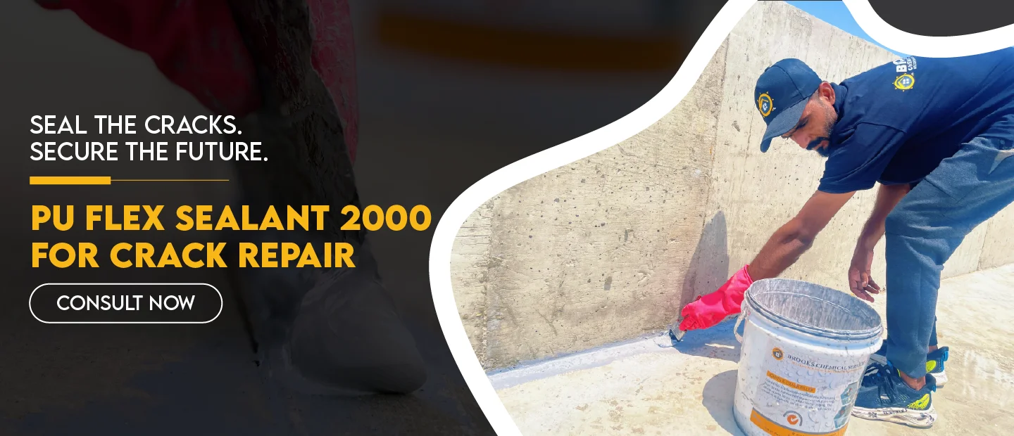 Pu flex sealant 2000 for crack repair waterproofing coating